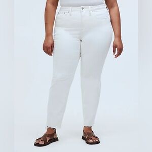 Madewell plus curvy perfect vintage crop jean